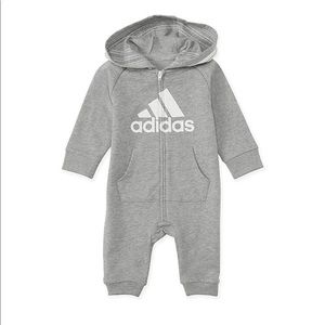 Adidas onesie with hood NWOT